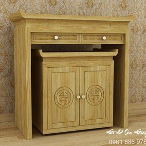 Bàn thờ hiện đại gỗ mít