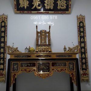 Bàn thờ ô xa 1 tầng cổ