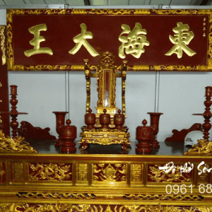 Bộ Hoành phi câu đối gỗ gụ thờ gia tiên-4