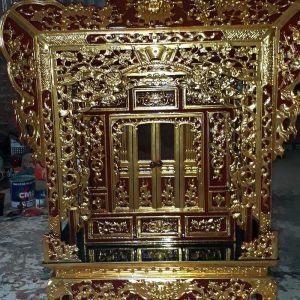 Khám thờ tư gia gỗ hương