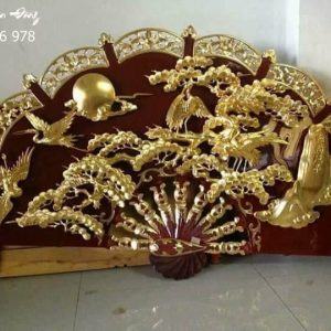 Quạt thờ Tùng Hạc-2