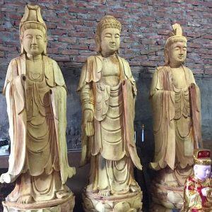 Tượng Tam Thánh Phật