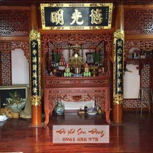 Thiết kế và thi công nhà thờ trưởng nam 3 gian