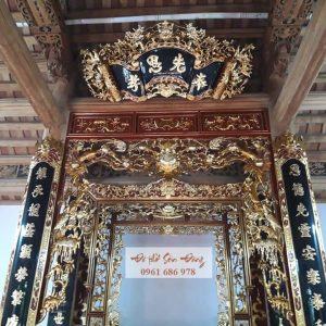 Mẫu cửa võng thờ số 04
