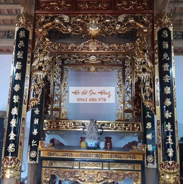 Mẫu cửa võng thờ số 05