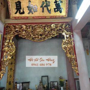 Mẫu cửa võng thờ số 06