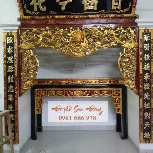 Mẫu hoành phi câu đối số 01