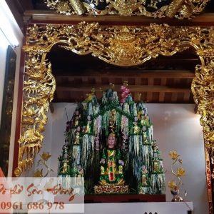 Mẫu cửa võng thờ chúa Sơn Trang