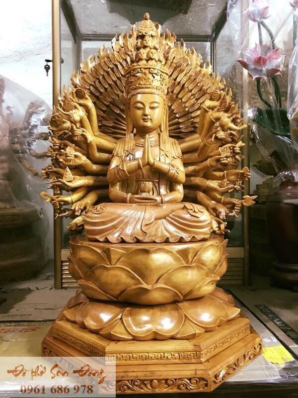 Mẫu tượng Phật Bà Quan Âm nghìn mắt nghìn tay đẹp