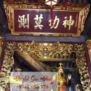 Hoành phi câu đối, cửa võng ban hộ pháp