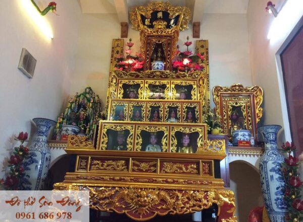 Thiết kế và thi công Điện thờ hoàn chỉnh