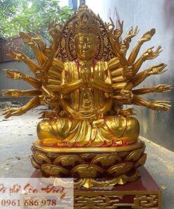 Tượng Phật Bà thếp vàng